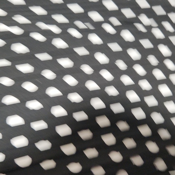 Lulus Dress Pleated Polka Dot Medium Black White Old Money - Picture 7 of 14